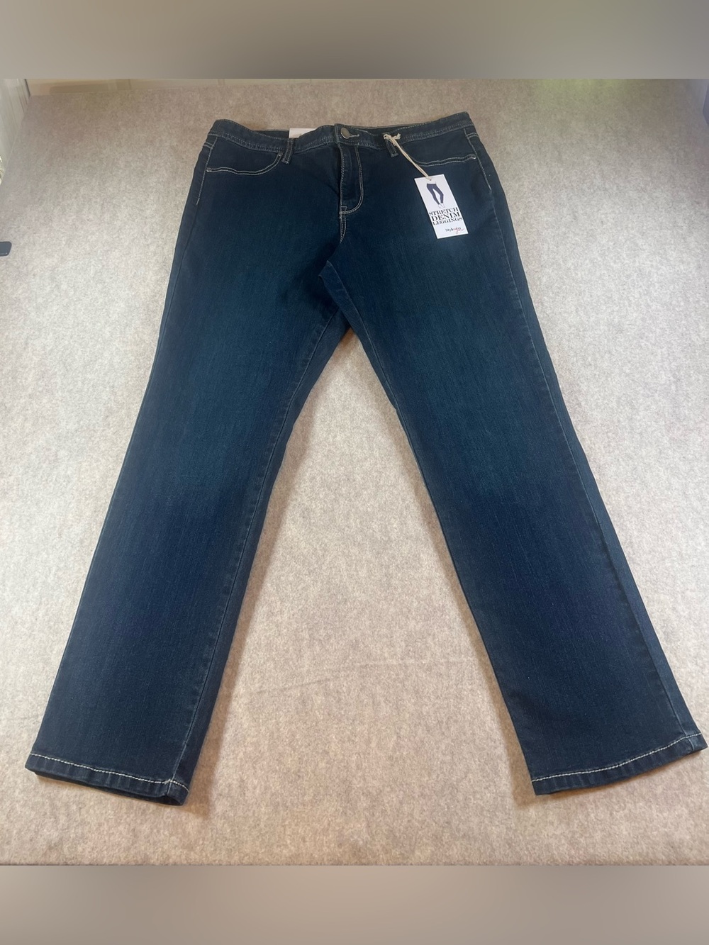 Style & Co Jeans Size 16 Stretch Denim Jeggings Dark Wash NWT